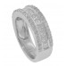 1.75 CT Ladies Round and Princess Cut Diamond Wedding Ring 